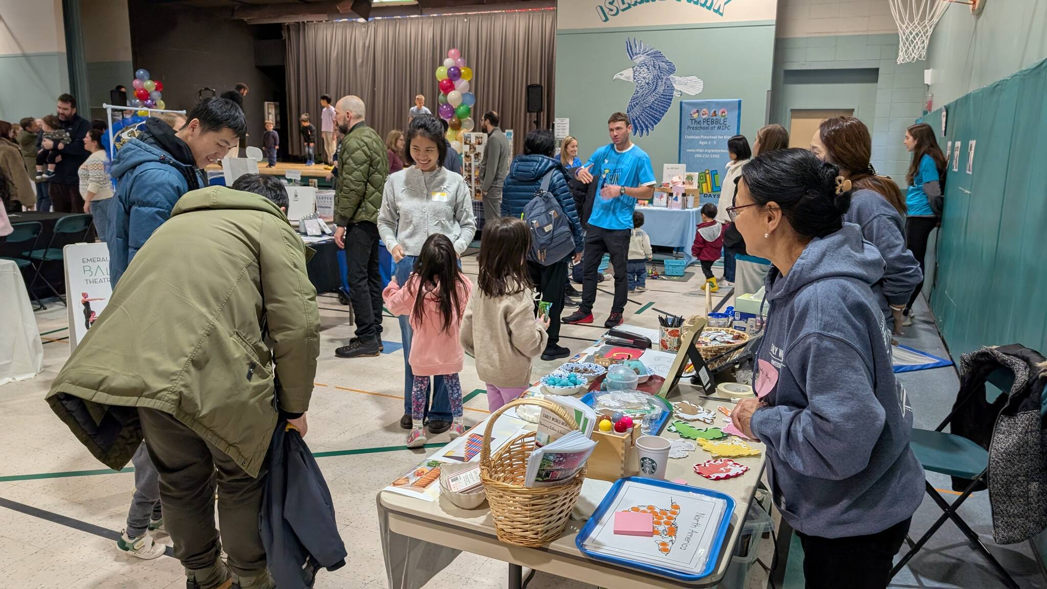 Attendees check out the programs and extracurricular activities at last years Mercer Island Preschool Association (MIPA) Preschool and Activities Fair. Courtesy photo
