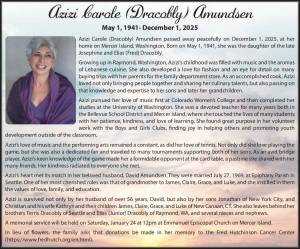 Azizi Amundsen | Obit