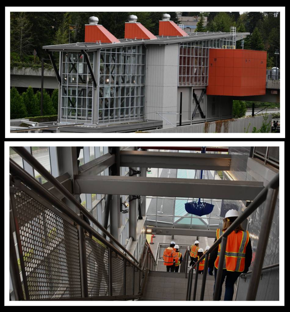 A look at the Mercer Island Station during a May 2023 tour. Andy Nystrom/ staff photos
