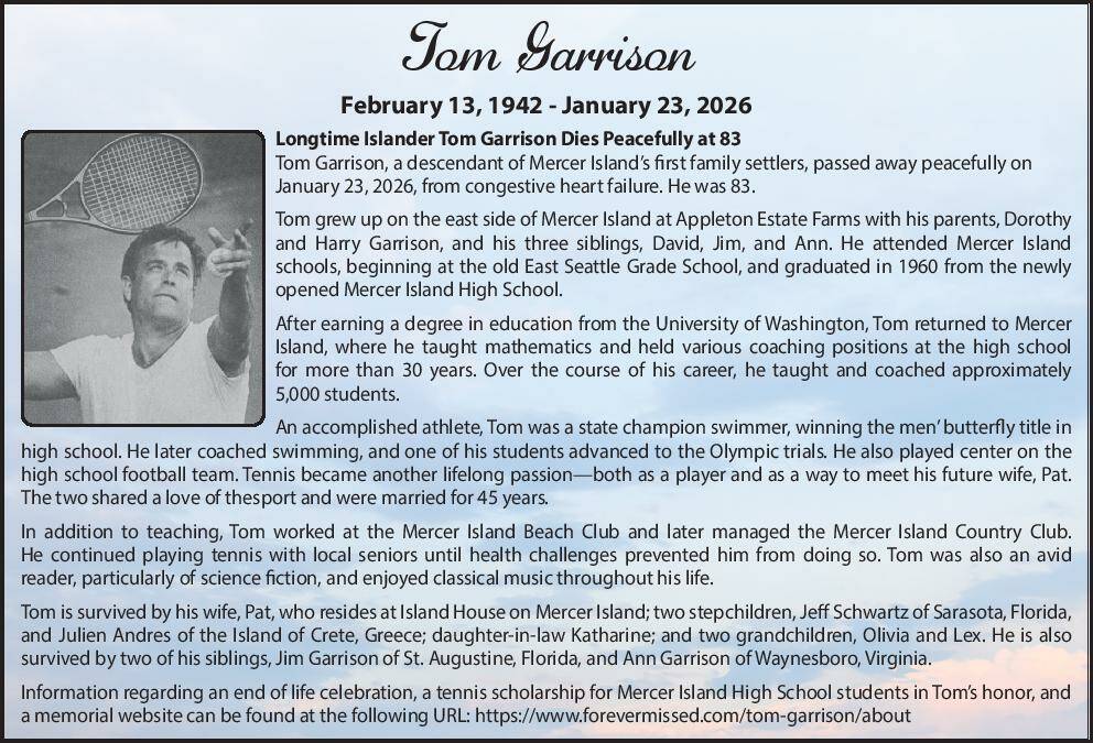 Tom Garrison | Obit