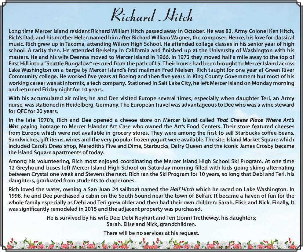 Richard Hitch | Obit