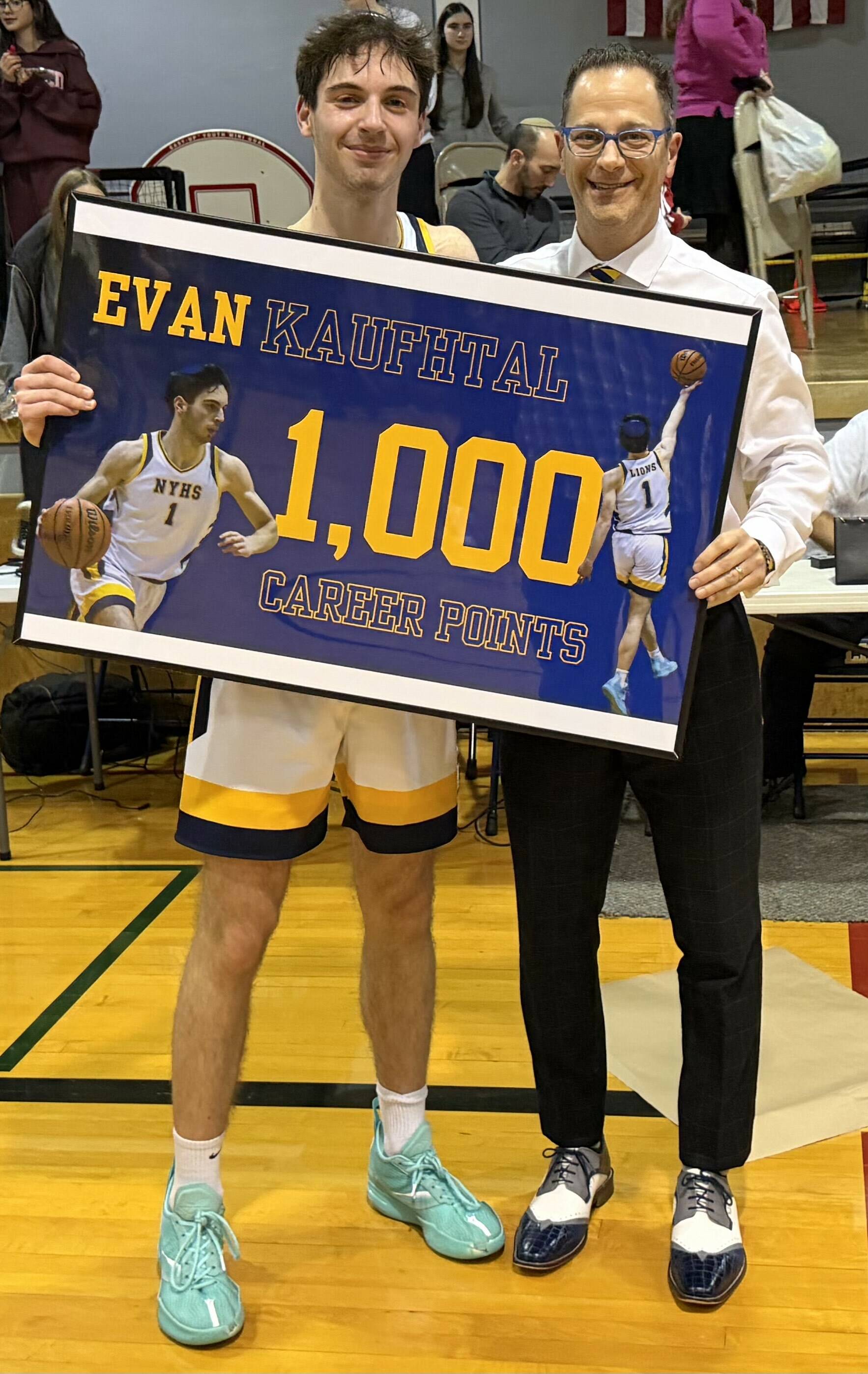 Evan Kaufthal reached 1,000 career points. Photo courtesy Jon Kaufthal