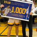 Evan Kaufthal reached 1,000 career points. Photo courtesy Jon Kaufthal