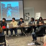 Left to right at the event, Vinh Luu, Han Sun, James Young, Riddhi Bukka and Kim Tran. Courtesy photo