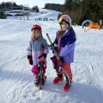 Ski lessons on the nearby slope. Photos by Mindy Stern