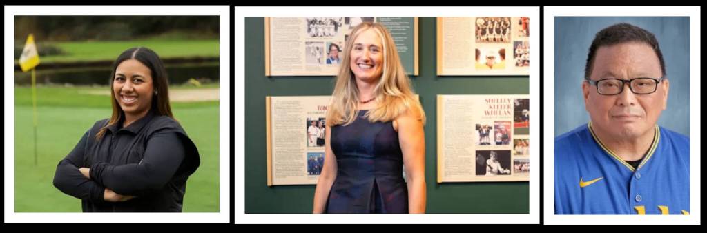 From left to right, Caitlin Maralack, Shelley Whelan and Mike Hirai. Photos courtesy of the Mercer Island School District