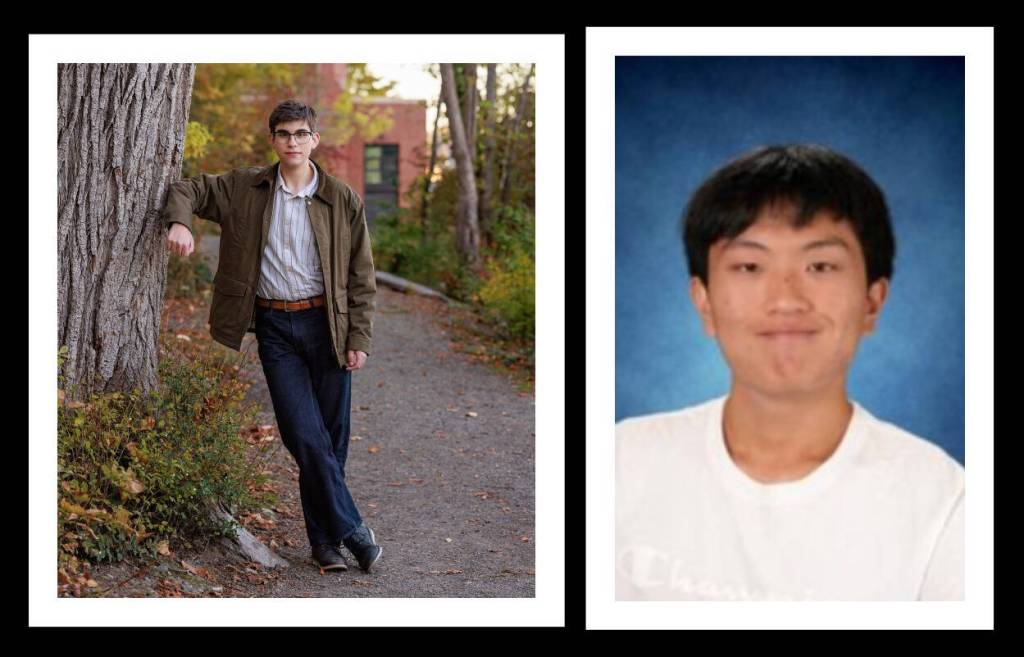 Mercer Island High School seniors Joey Sommerfield, left, and Zayar Thein. Courtesy photos