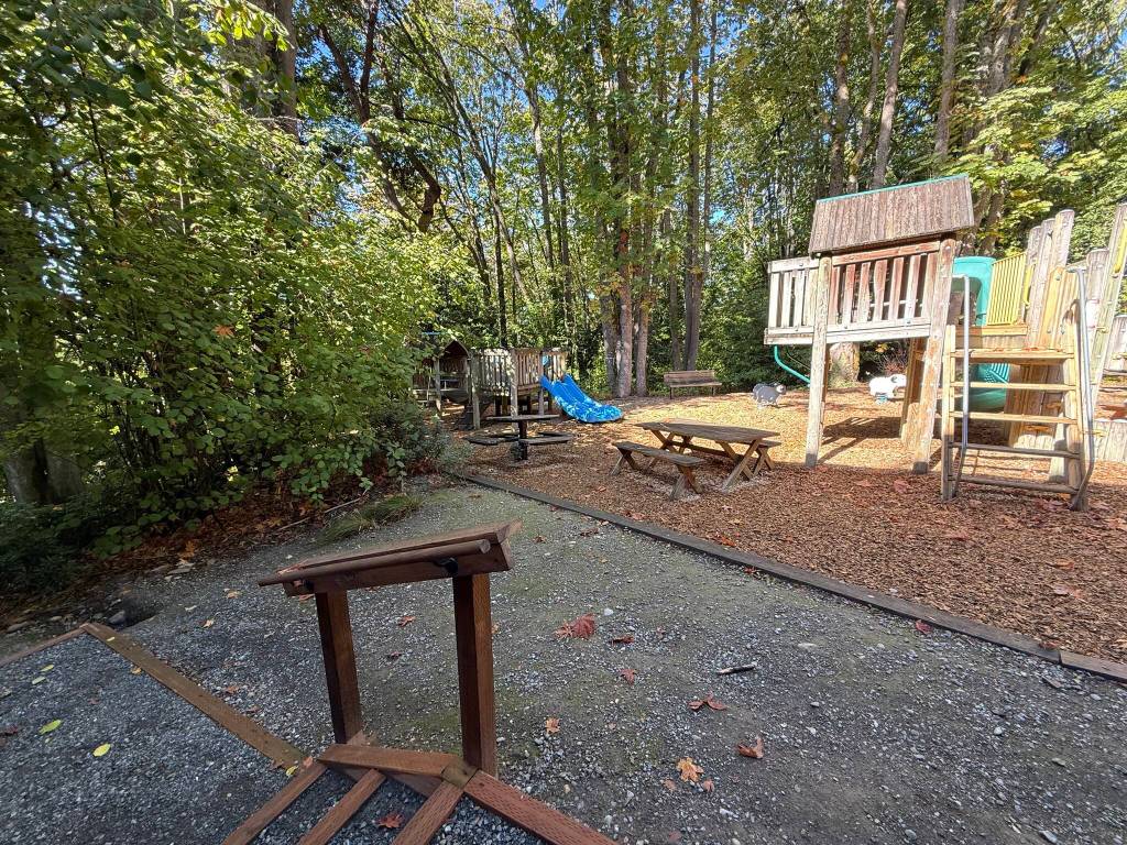 Pixie Hill Preschools future play area at the Congregational Church on Mercer Island. Photo courtesy of Katie Kratzer