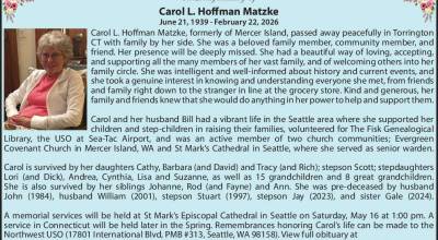 Carol Matzke | Obit