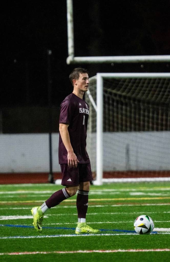 Mercer Island High School boys soccer senior captain Kyle Cupic. Photo courtesy of Ari Stoffer