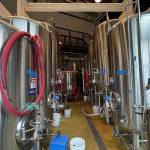 Bellevue Brewerys brewing tanks. Photos by Mindy Stern