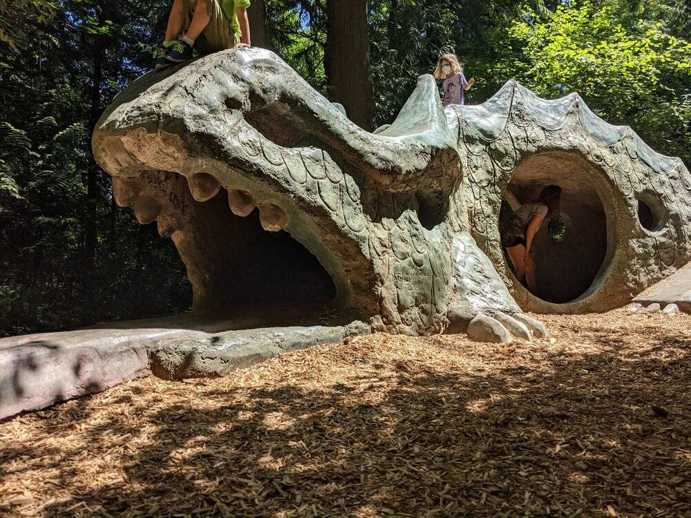 Kids play at Deanes Childrens Park. Photo courtesy of the city of Mercer Island