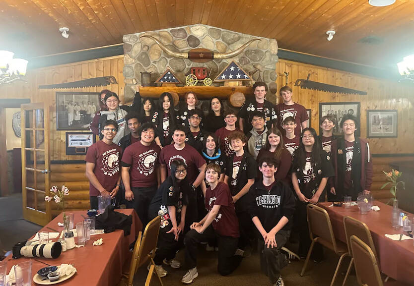 MI Robotics, Mercer Island High Schools First Robotics Champion (FRC) Team 5937, qualified for the 2026 FIRST Robotics World Championship by finishing in the top 16 of teams competing at the Pacific Northwest FIRST District Championship on April 11 at Eastern Washington University in Cheney. The Tough as Snails squad will next compete against the top-tier robotics programs from around the globe. The world event will take place April 29 to May 2 in the George R. Brown Convention Center in Houston, Texas. Seeing this team evolve from a group of individuals into a single, synchronized unit has been incredible, said Michael Ketchum, the schools robotics teacher and Team 5937 coach. Their technical skill and business acumen got them here, but its their grit, their empathy for one another, and their refusal to quit when the math didnt add up that makes me the most proud to stand beside them. Photo courtesy of the Mercer Island School District