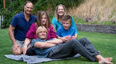The Mercer Island Hawkins family of Nash, Charlotte, Cooper, Jill and Doug. Courtesy photo