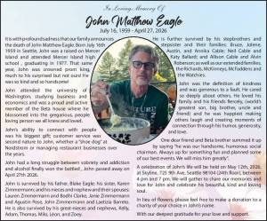 John Eagle | Obit