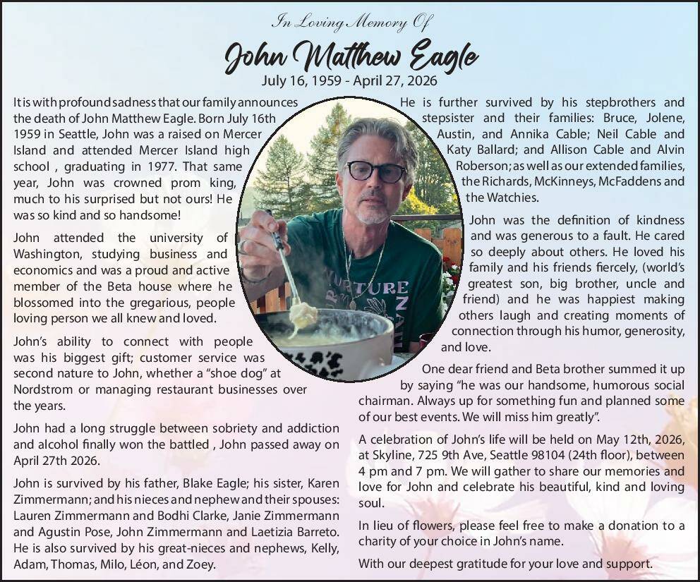 John Eagle | Obit