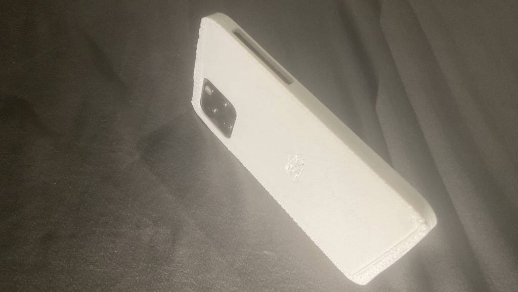 Here is one of the Islander Middle School boys custom phone case working prototypes. Courtesy photo