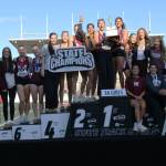 Mercer Island High Schools girls 3A state track and field champions. Photo courtesy of Scott Knoblich