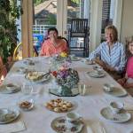 The final meeting for The Cover Girls in April 2026 at Susan Dykstras home: From left to right  Kathy Ellstad, Irene Mulroy, Dykstra, Pat McNamee, Marge Petrie and Peggy Crow. Courtesy photo