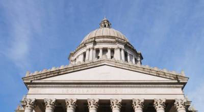 The Washington state Capitol on Feb. 6, 2026. (Photo by Bill Lucia/Washington State Standard)