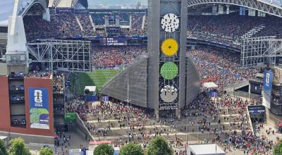 Seattle Stadium before kick off between Belgium and Egypt. Ben Ray / The Reporter