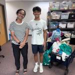 Project Ascends Rohan Parandekar with World Relief Western Washingtons Vidhya Chintala. Courtesy photo