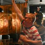 Erik Anderson cheers for a United States World Cup goal at The Crawlspace Gastropub on Mercer Island on June 19. Andy Nystrom/ staff photo