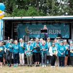 Survivors being honored at the Ovarian Cancer Research Alliance Rivkin Family SummeRun. Courtesy of Vivian Hsu Photography