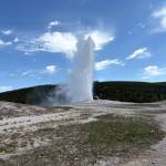 Old Faithful geyser at Yellowstone National Park in Wyoming. Photo courtesy of Mindy Stern