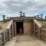 The root cellar entrance. Photo courtesy of Mindy Stern