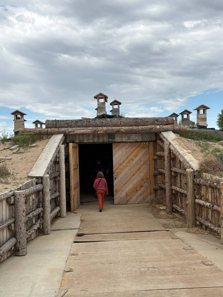 The root cellar entrance. Photo courtesy of Mindy Stern